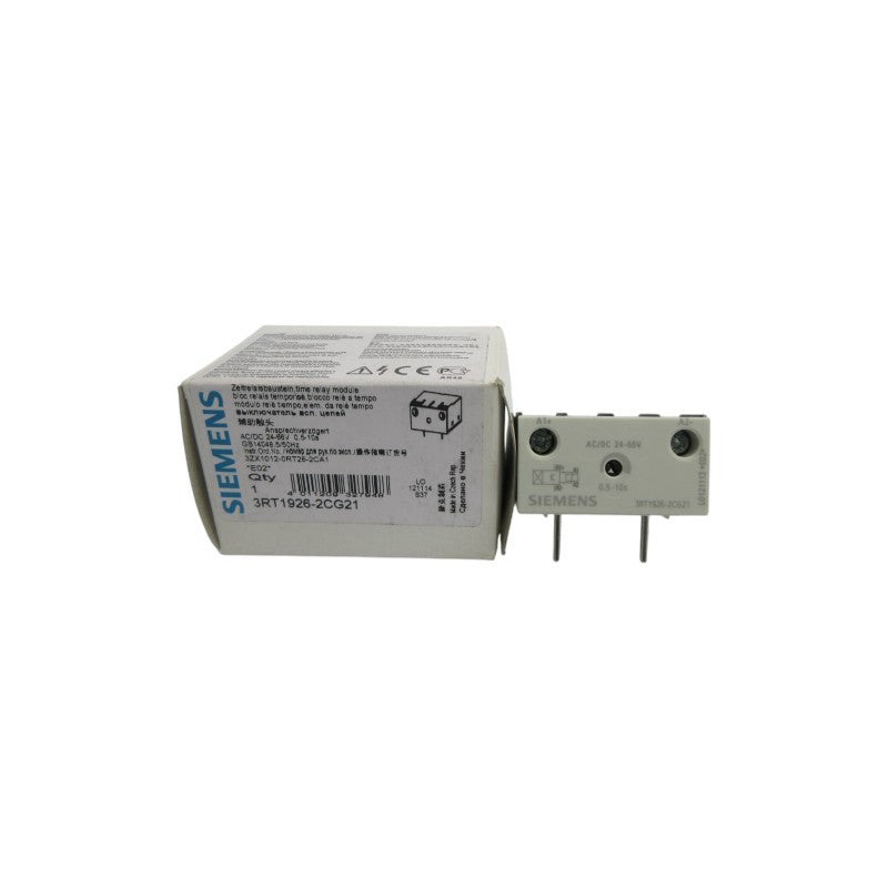 SIEMENS 3RT1926-2CG21 24-66V 0.5-10S NSMP