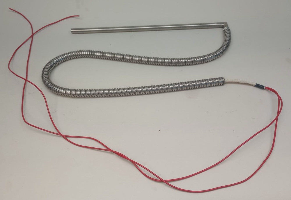 Cartridge Heater MC 110V 800W 21 1 1/2" OD X 14-1/2" Length 76" Wire Length