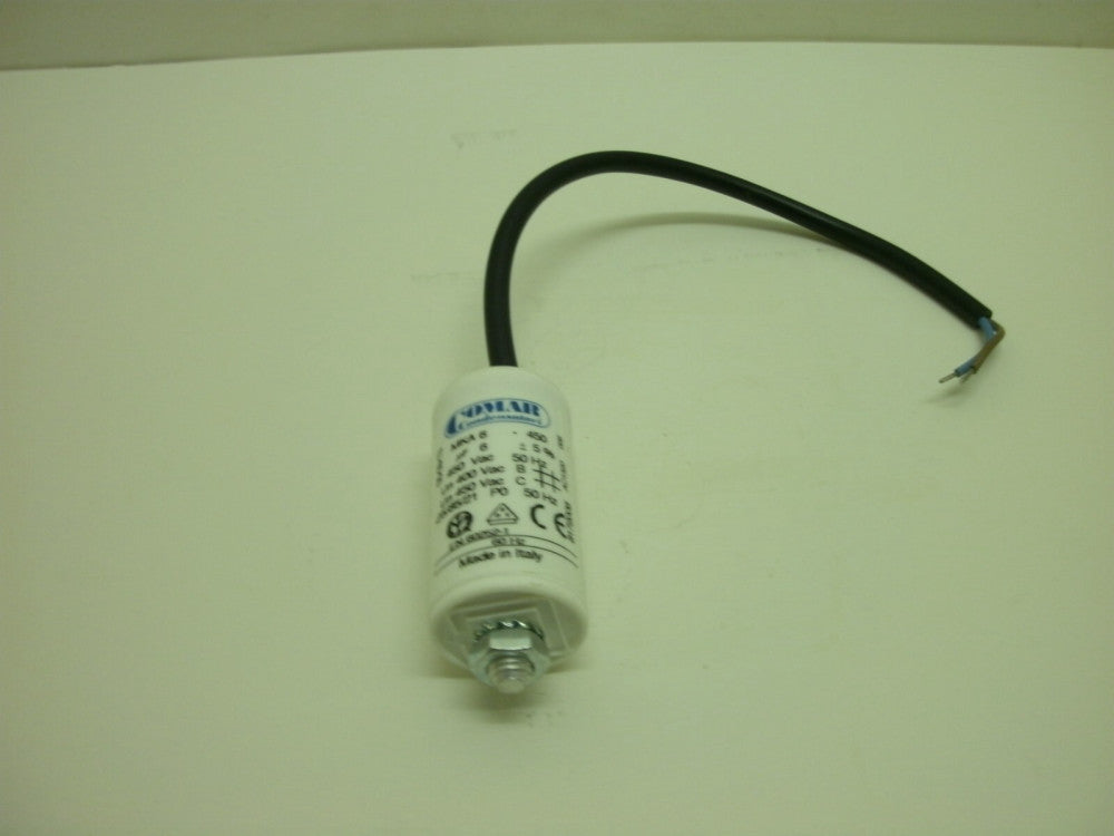 COMAR CONDENSATORI MKA 6 450 MOTOR RUN CAPACITOR 6 UF 450 VAC NEW NO BOX