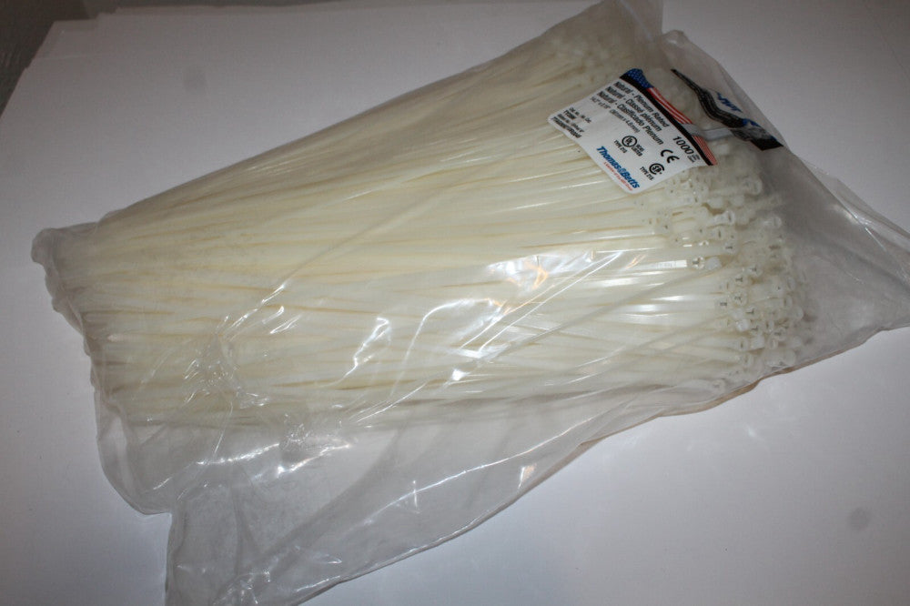 Thomas & Betts Ty-Rap TY28M 14.2" 50lb Natural 1,000 Bag NEW!