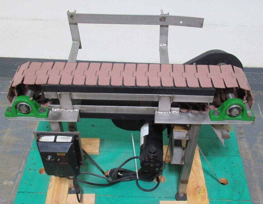 4-1/2"W x 28"L Stainless Steel Tabletop Conveyor