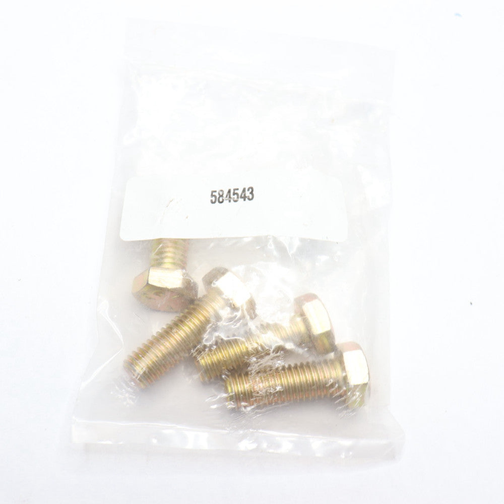 (4-Pk) Hex Bolts Zinc 1/2" x 1-3/4" 584543