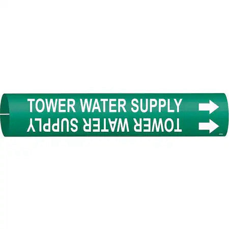 Brady 4144-C Pipe Mkr,Tower Water Supply,2-1/2To3-7/8