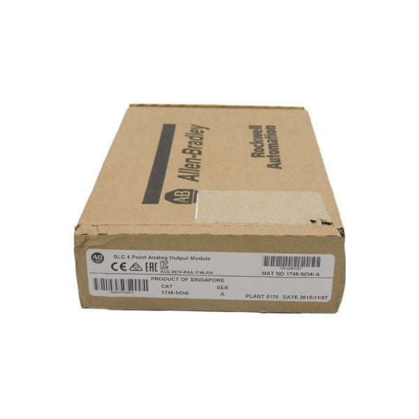 ALLEN BRADLEY 1746-NO4I SER. A DATE: 2015 NSFS