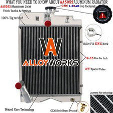 3 Row Radiator fit Massey Ferguson TEA20 TE20 TO20 TO30 TO35 35 202 Gas 180291M1