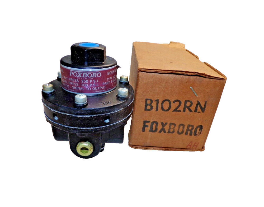 NEW FOXBORO 1/4" NPT BOOSTER VALVE B102RN TYPE 20  250 PSI MAX 