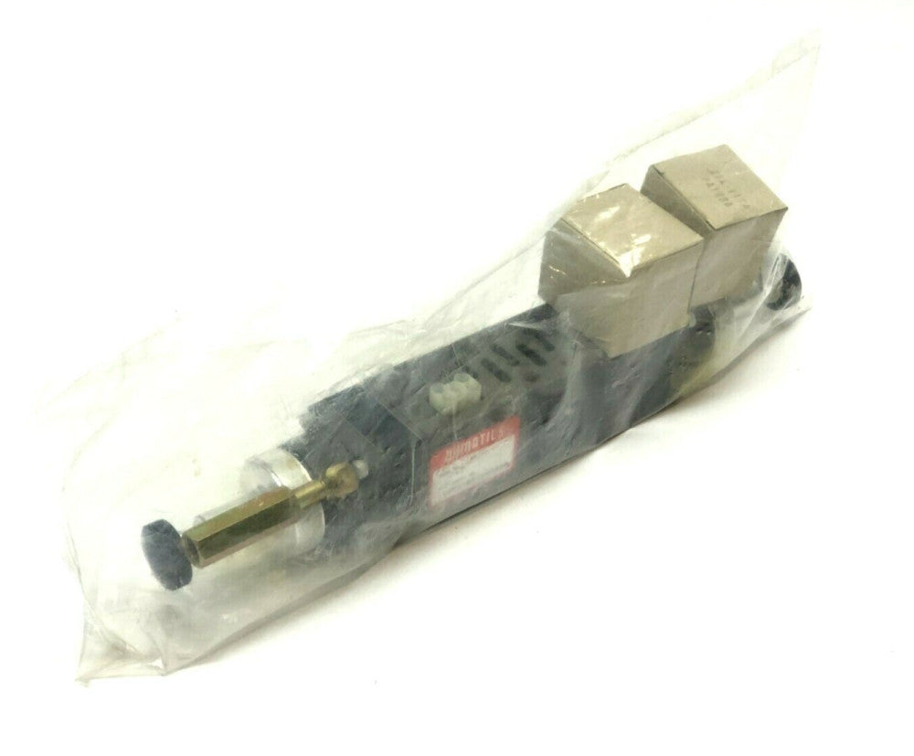Numatics I12RQ400JP00000 Dual Regulator Valve Sandwich Pneumatic Block w/ Gauges
