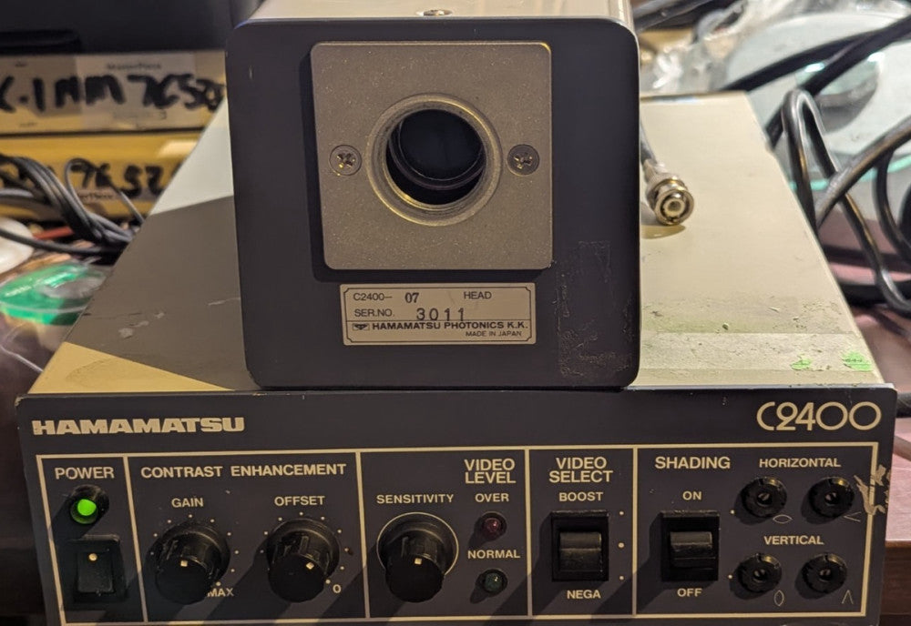 Hamamatsu C2400 Camera Control w C2400-07 Head & Cabling