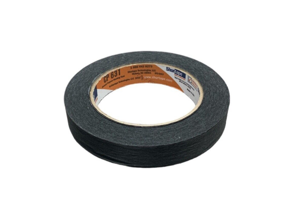 SHURTAPE CP631 Black Tape 3/4 in. x 60 yds.