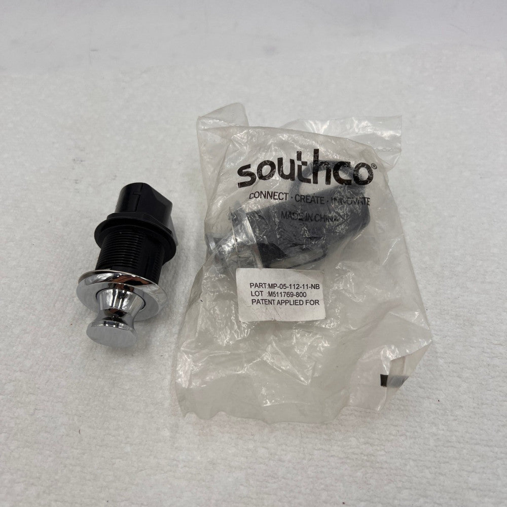 Lot of 2 Southco Push To Close Latch Point - Chrome [MP-05-112-11]