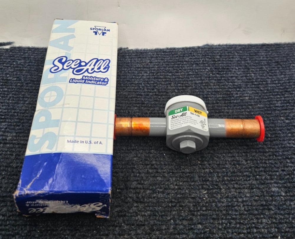 Sporlan See-All SA14-S: Moisture & Liquid Indicator 1/2" ODF Solder 700299
