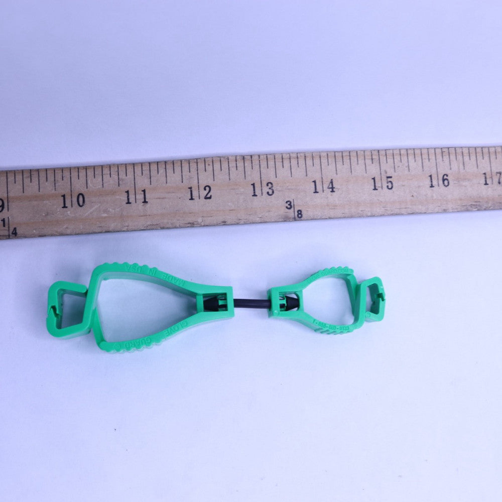 Standard Belt Loop Glove Clip with Safety Breakaway Green