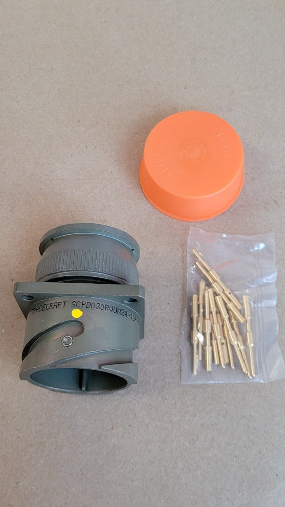 Spacecraft Components SCPB030RVUN24-19P-F80-A95 Circular 12 Pin Connector