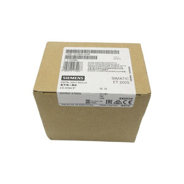 SIEMENS 6ES7131-4BD01-0AA0 24VDC (PKG OF 5) NSFS