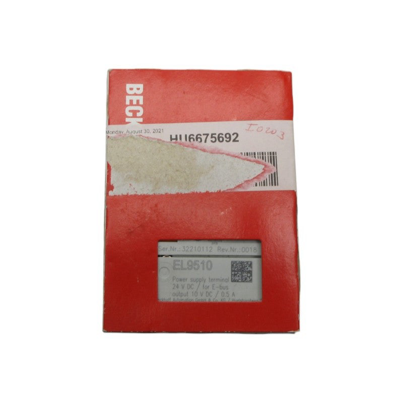 BECKHOFF EL9510 24VDC NSMP