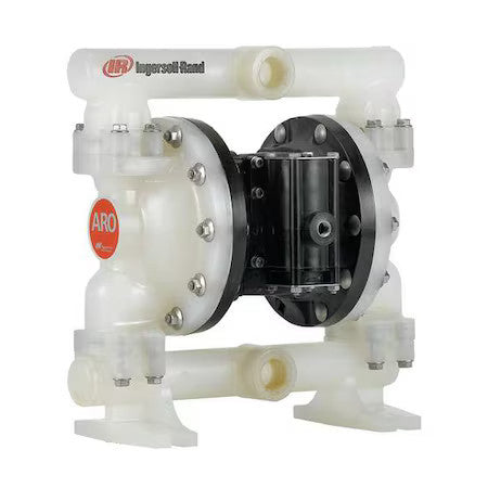 Aro Pd10p-Aps-Ptt Double Diaphragm Pump, Polypropylene, Air Operated, Ptfe, 53