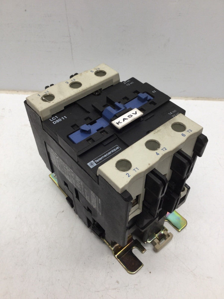 TELEMECANIQUE LC1 D8011 3 Pole CONTACTOR