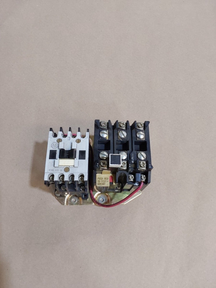 ALLEN BRADLEY 500-T0D SER B STARTER ASSY /  500-T0D930  SER B / 110VAC COIL 