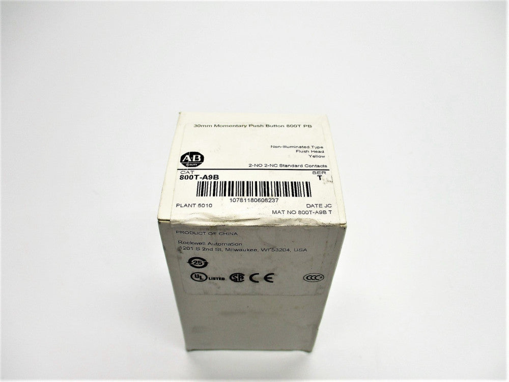 ALLEN BRADLEY 800T-A9B SER. T (WH) NSFS
