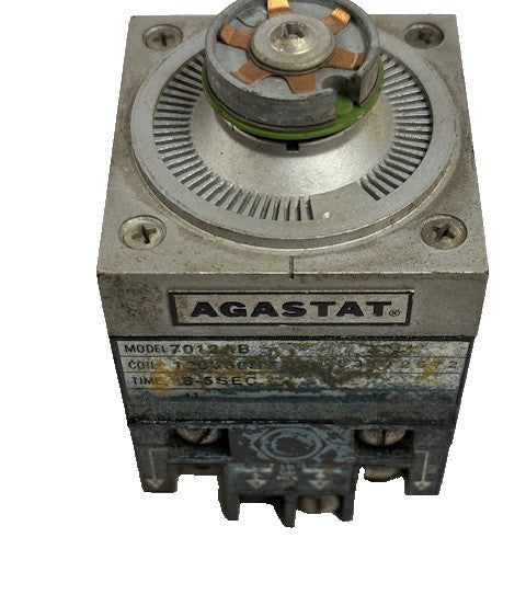 AGASTAT TIME DELAY RELAY, 7012AB, 5-5 SEC TIME , 120 VOLT, 60 HERTZ