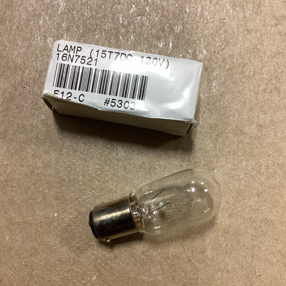 15T7DC-130V LAMP, INCANDESCENT, 130V, 15W Lot Of 2 G65