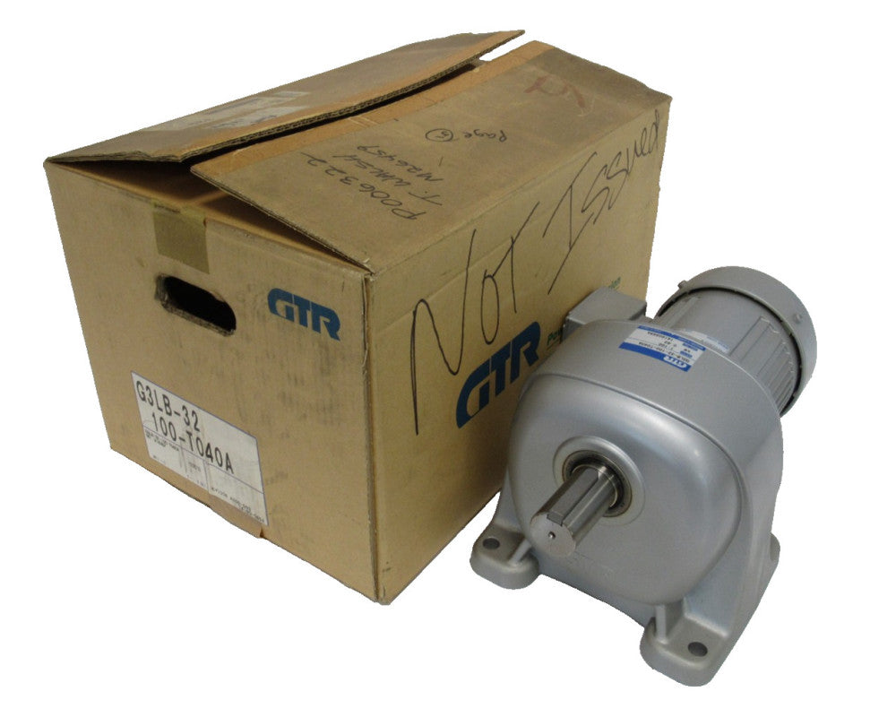 NEW GTR G3LB-32-100-T040A GEAR MOTOR 1:100 200/220V G3LB32100T040A