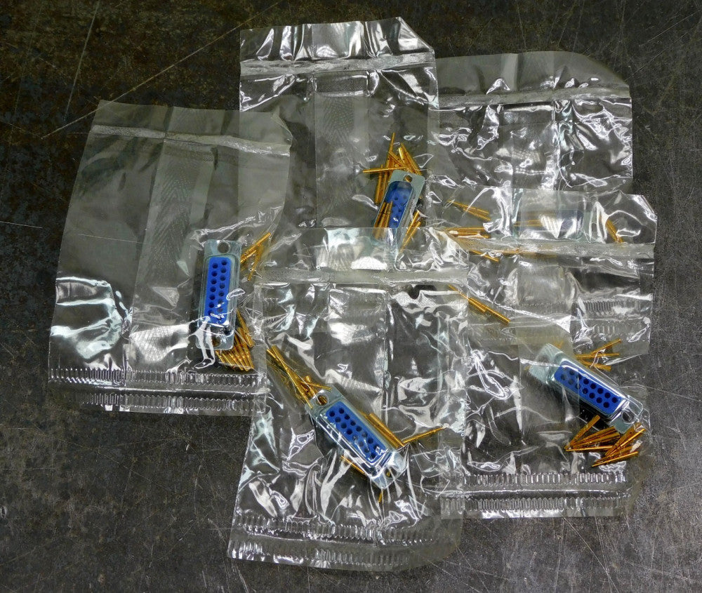 Amphenol 17-20150-1 Connector W/ Contacts Lot of Five (5)