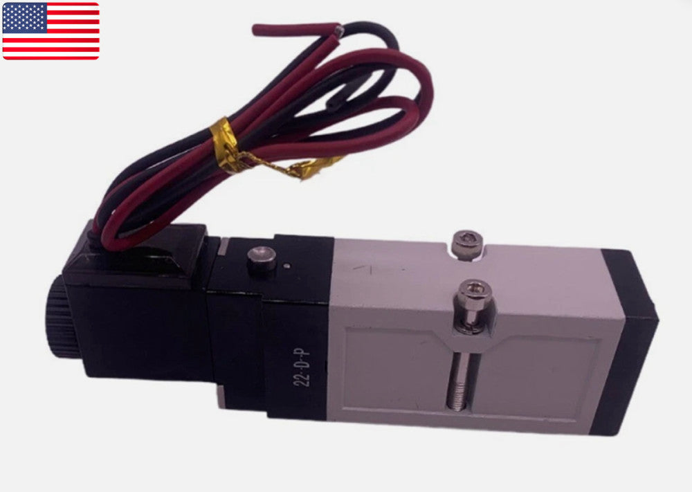 YUDO LZSOMABD300 Pneumatic Hot Channel Flow Solenoid Valve DC24V 2.8W - US Stock