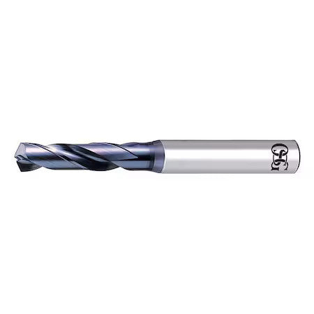 Osg 8608505 Screw Machine Drill Bit, 5.05 Mm Size, 130  Degrees Point Angle,