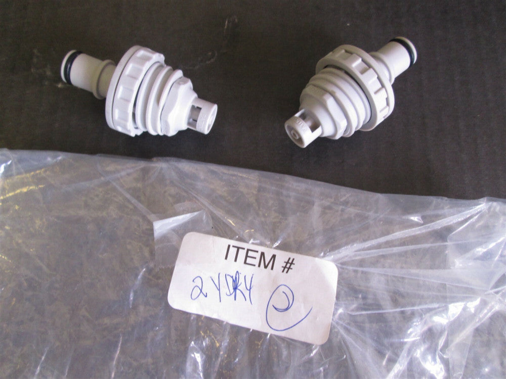 Colder 1/8" Barbed Panel Mount Insert NEW USA - Lot of 2 