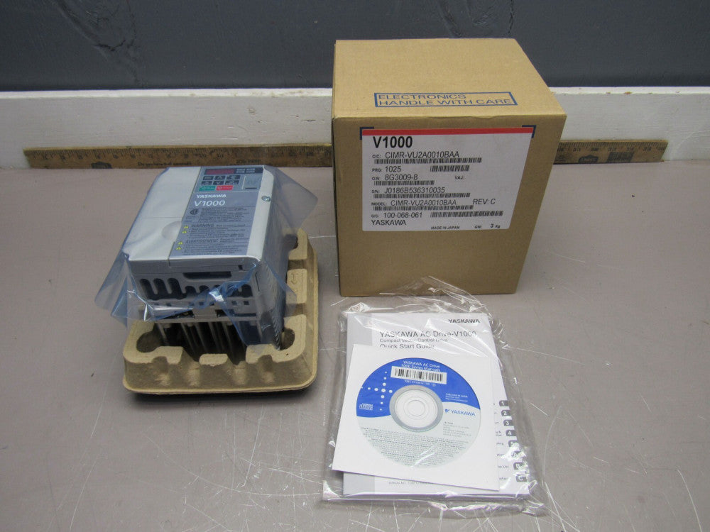 YASKAWA V1000 CIMR-VU2A0010BAA VARIABLE FREQUENCY DRIVE 240V NEW IN THE BOX !!