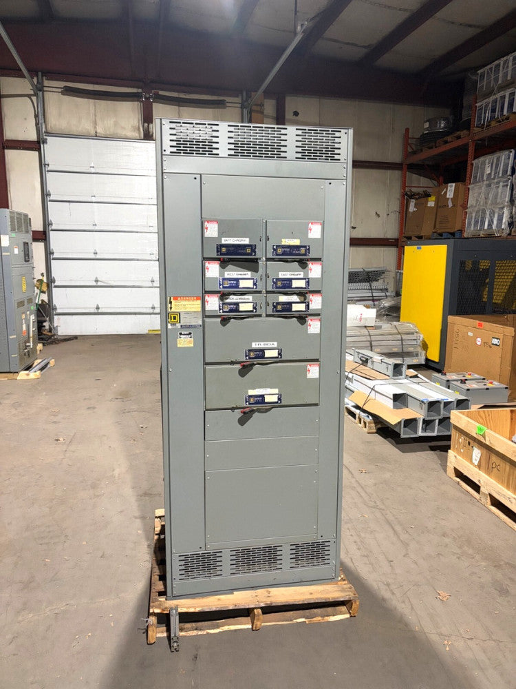 Square D QED 2 Power Style Switchboard, 3000A, (2) QMB364W, (2) QMB362TW