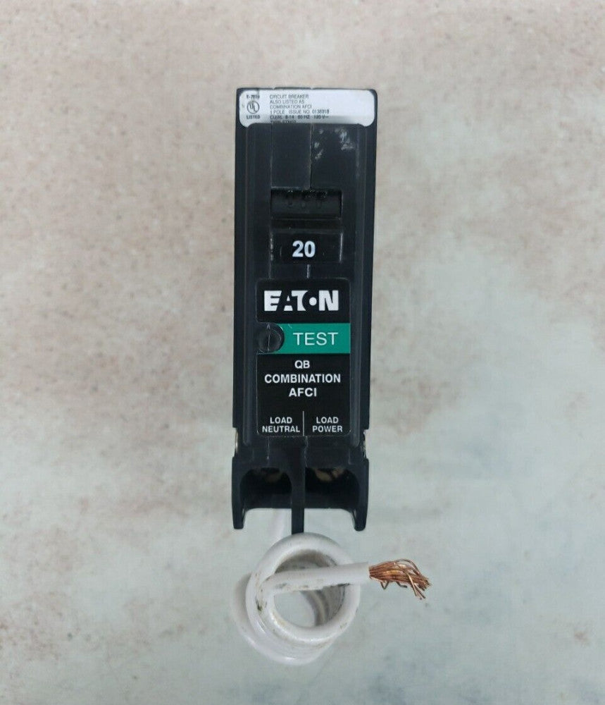 NEW TAKE OUT Eaton QB1020CAF Arc Fault Bolt In Breaker