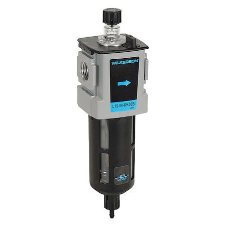 Wilkerson L18-02-Kk00b Air Line Lubricator, 88 Cfm Max. Flow, Max. Pipe Run: 20