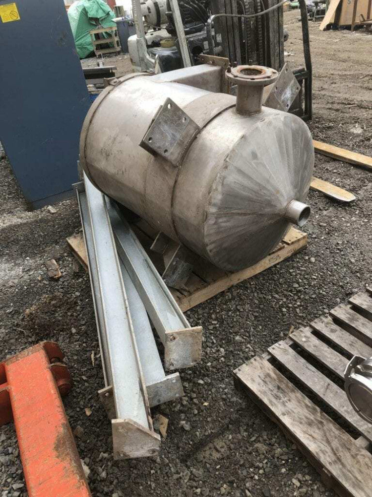 100 Gallon Stainless Steel Vertical Batch Mixing Tank w/ 1.5HP Varimot Mixer 3PH