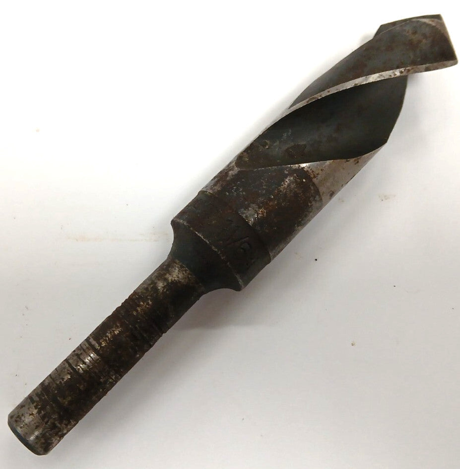 11/64 REDUCED SHANK DRILL BIT 2 FLUTES HIGH SPEED STEEL OAL 6-1/4 IN.
