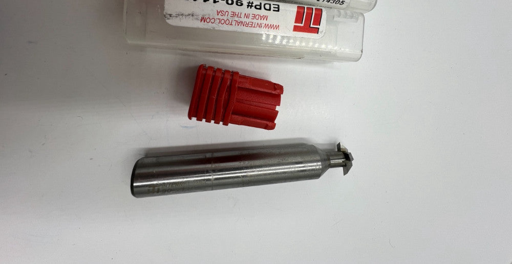 INTERNAL TOOL 90-1115 1/2" Dia SINGLE ANGLE CUTTER .125 Width of Cut 90 Deg