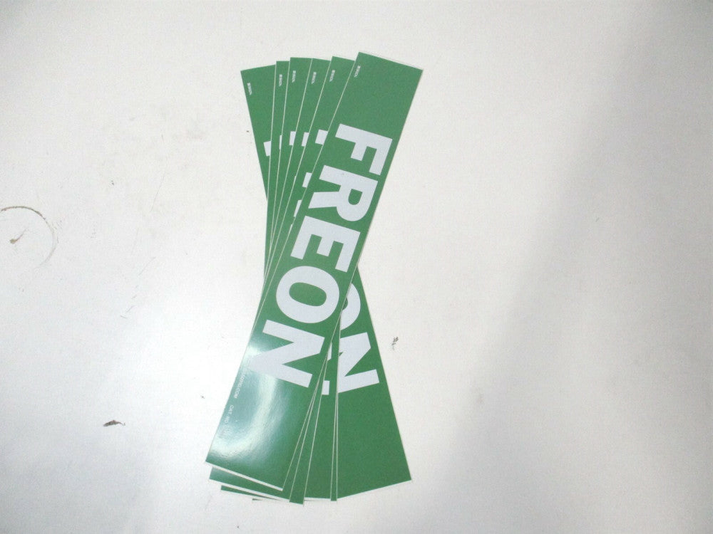 Brady (79109) 3-1/2" x 14" Green Freon Adhesive Pipe Marker - Lot of 6