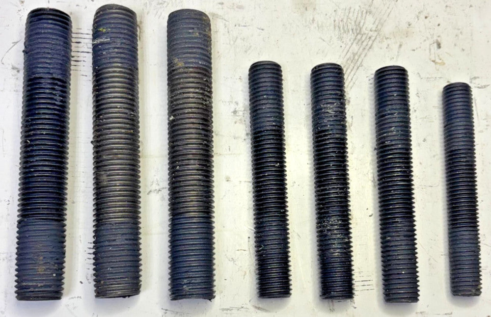 HIGHLAND THREADS ASSORTED STUDS SIZES 5/8IN-9X5-3/4IN  GRADE B7 LOT OF 7