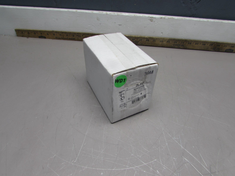PASS & SEYMOUR 7813-EX, 3P/3ph/30A/600V/20hp, HAZ. LOC. MANUAL CONTROLLER, NEW!