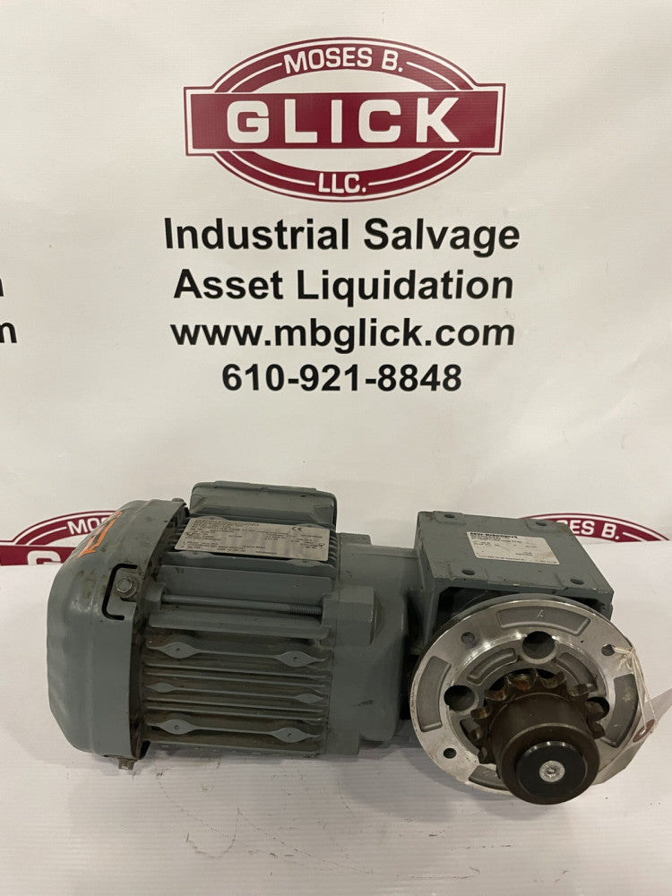 Sew-Eurodrive WF20 DRS71S4 Gear Drive/Speed Reducer/Gearmotor 24.50:1