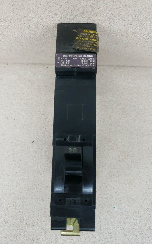 SQUARE D FY14030A  1 POLE 30 AMP 277V CIRCUIT BREAKER NTO