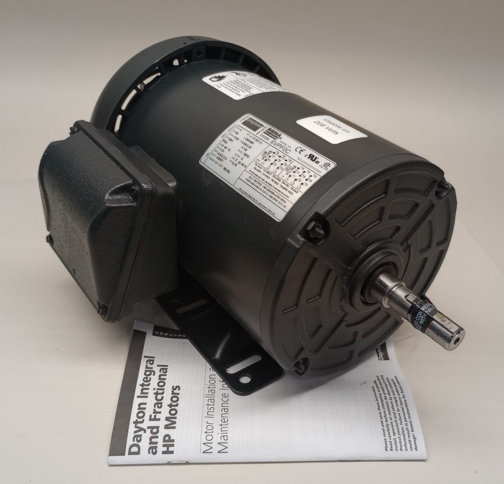 Dayton 6VPF0C Electric Motor 3ph 1.5hp 230/460V 60hz 1750rpm 56H TEFC