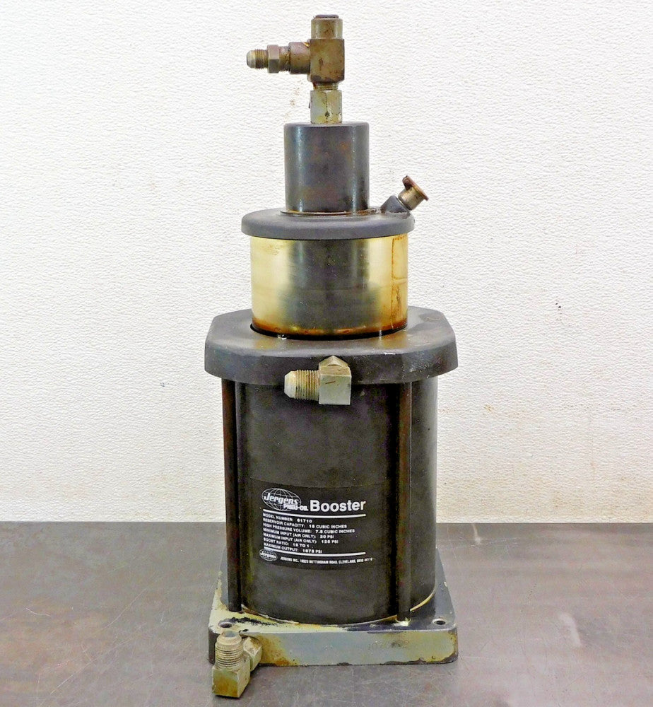Jergens 61710 Standard Pneu-Oil Booster 15:1 Ratio 1875 PSI