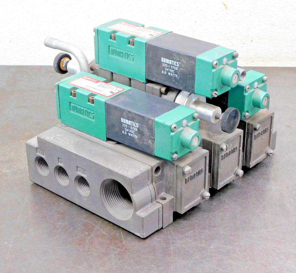 Numatics 152SA400M000061 Solenoid Air Control Valve w/ FlexiBlok Manifold 24V DC