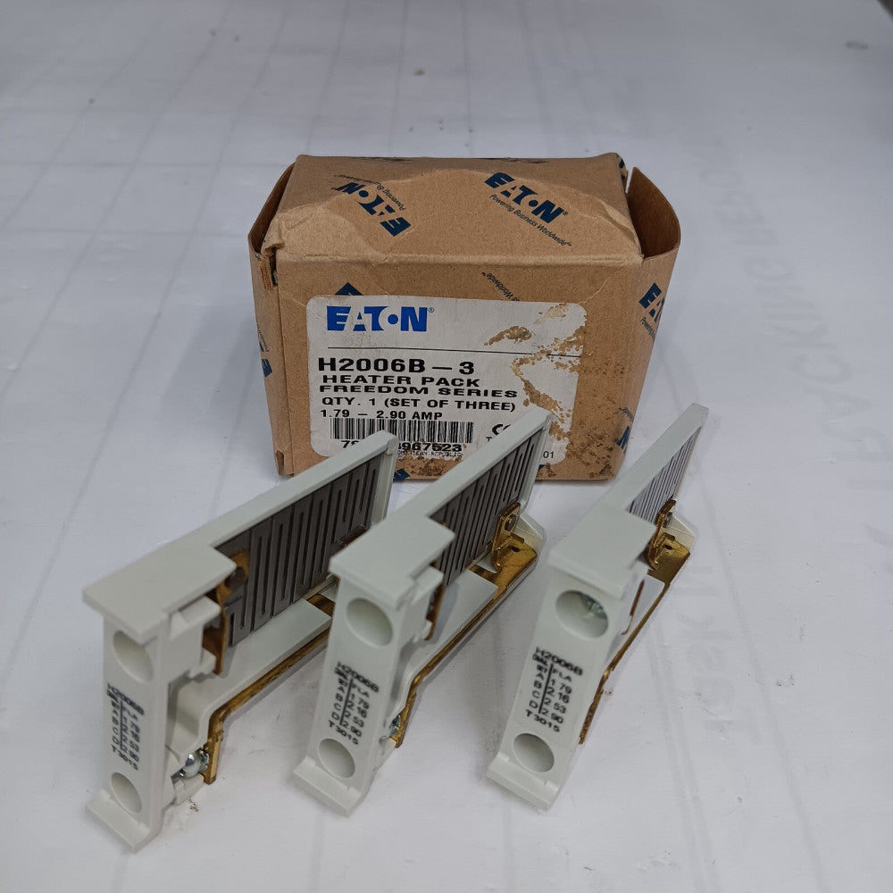 BOX OF 3) NEW EATON H206B-3 FREEDOM SERIES HEATER 1.79-2.90 AMP