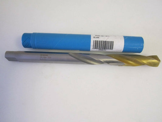 18mm HSS Taper Length Drill Bit 118° RH Straight Shank USA Made