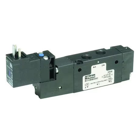 Parker B511bb553c Solenoid Air Control Valve,1/4 In,120Vac