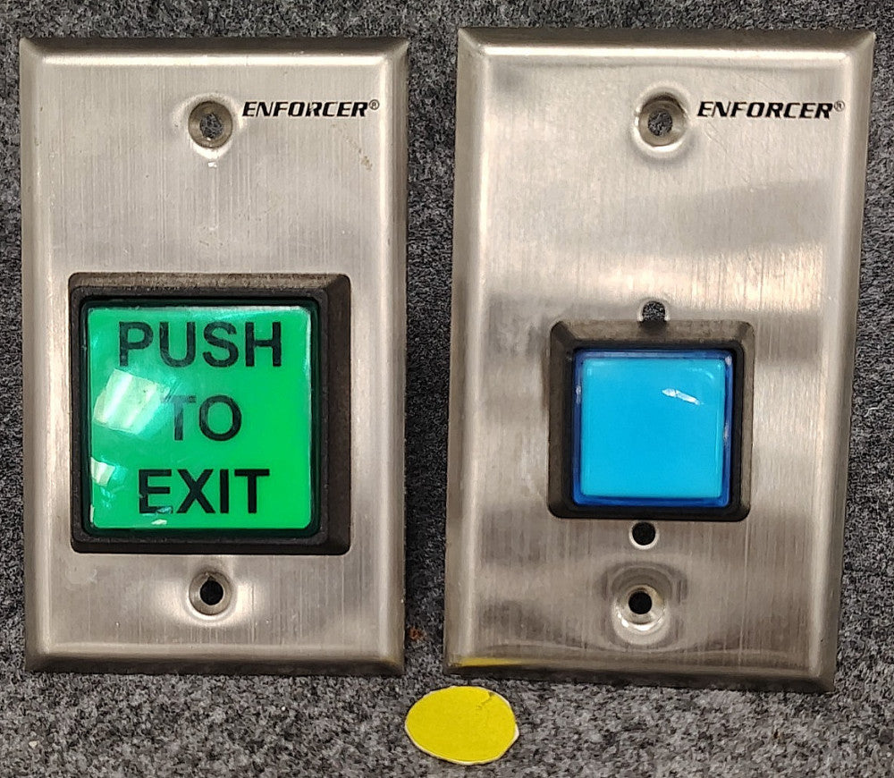 SECO-LARM ENFORCER PUSH-TO-EXIT PLATE STEEL HOUSING ***LOT OF 2***