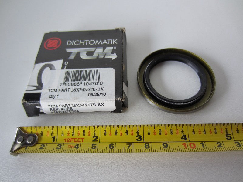 TCM Oil Seal 38x58x6TB-BX Replaces 14876 470394 1.50"ID x 2.125"OD x .240"W New